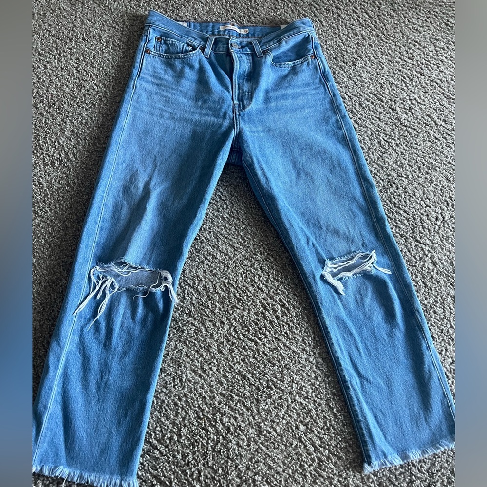 Wedgie straight Levi’s jeans